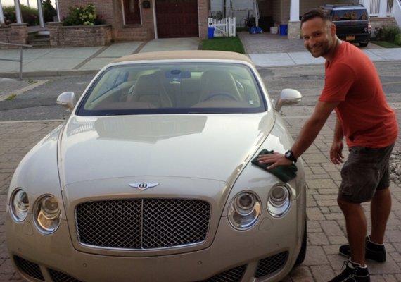 Custom color Bentley getting a Showroom Shine!