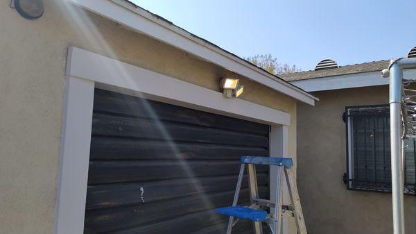 Termite damage trim replacement