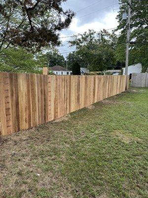 Another phenomenal 6ft tall cedar privacy!