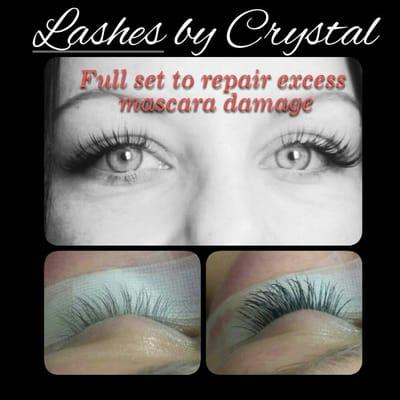 Repair natural lashes