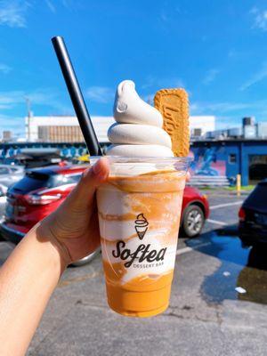 "Par-tee" Earl Grey soft serve with Thai tea