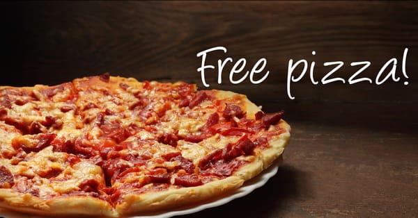 SIGN UP FOR FREE PIZZA REWARD!