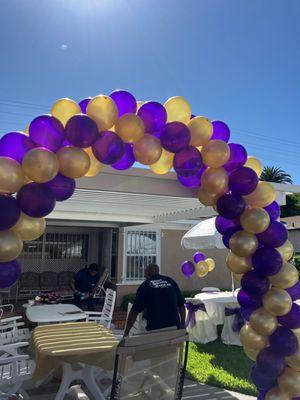 Beautiful balloon arch colors of your choice!