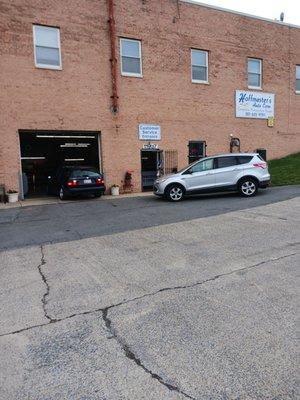 Front door and fixed car