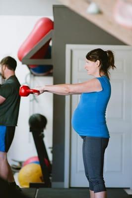 Saying fit while pregnant makes for an easier delivery and quicker recovery.