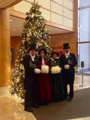 These guys came to our office lobby. They were great! So festive.