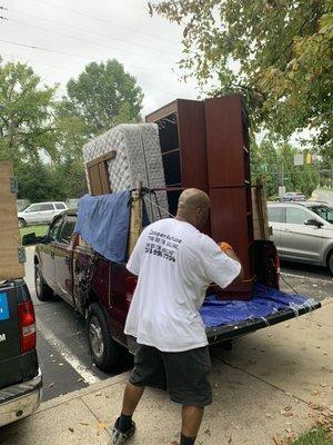 Bethesda studio apartment moving and storage