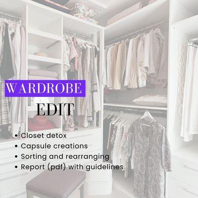 Wardrobe edit service