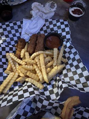 Mozzarella Sticks and Fries