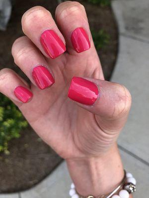 Full set: $25; fill in with polish change: $15