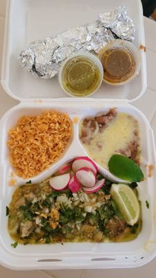 Chile verde combo