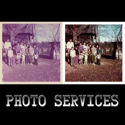 We can Restore, Manipulate, or Colorize any photo!