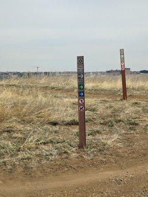 Keep an eye on the signs. Some of the trails are one way.