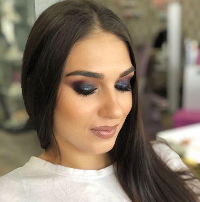 Gorgeous makeup for this beauty by Arina at Hair Studio by Rafael