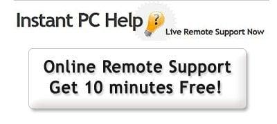 Online Remote Support and Repair.  You do not need to move from your computer.