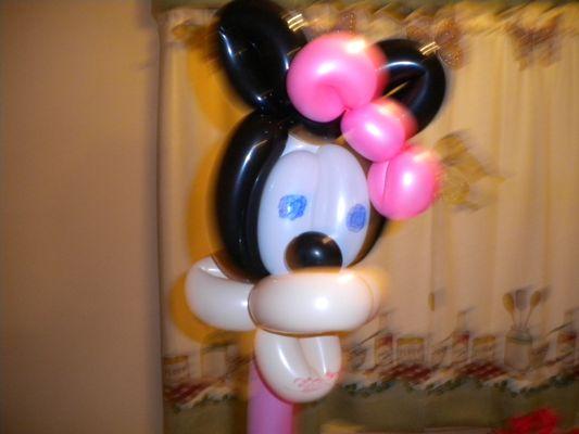 Minnie Mouse Balloon Creation