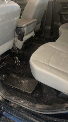 Dodge Ram interior (before)