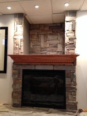 free stack stone fireplace, we offer a variety of indoor and outdoor stone work!