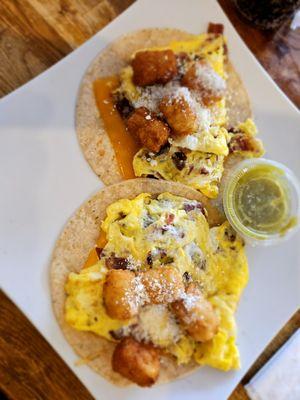 Breakfast Tacos without pico de gallo