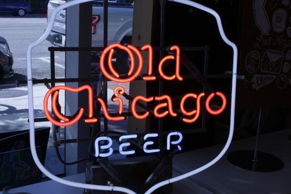 An old beer sign from Chicago