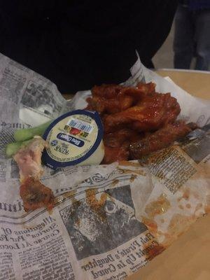 Buffalo chicken wings