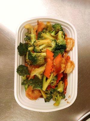 Shrimp with Broccoli