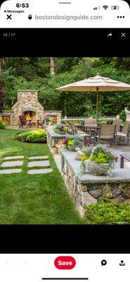 Beautiful outdoor living space