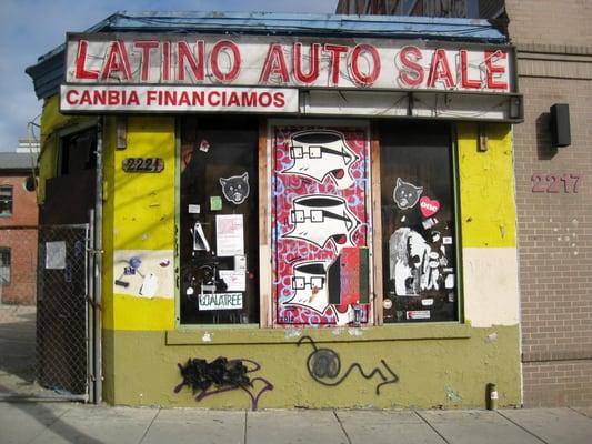 Latino Auto Sales (on northbound 14th Street, NW & Florida Ave)