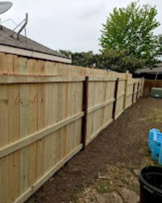 The fence's finished product