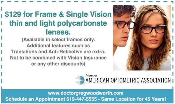 Schedule an Eye Exam Appointment Today 619-447-5555