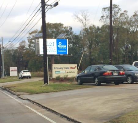 Perkins Road location sign