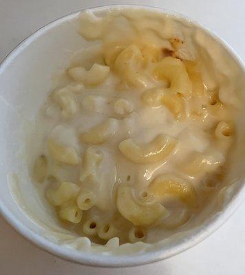 White Cheddar Mac 'n Cheese. Decent but not as good as the other fast food Mac & cheese options and more expensive.