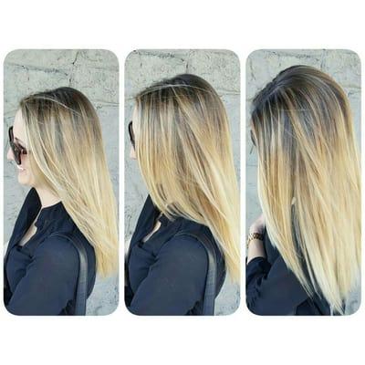 Blonde balayage,  Balayage ombre