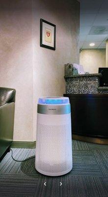 99.9% air purifier READY for our patients!!!