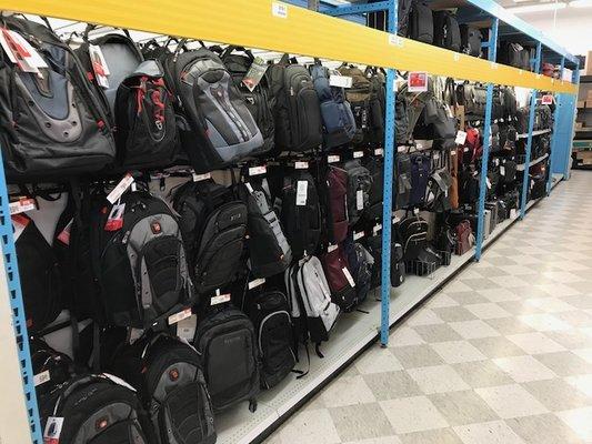 HUGE selection of briefcases and backpacks all at low prices!!