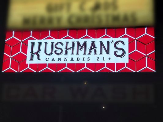 Kushman's Entrance Sign