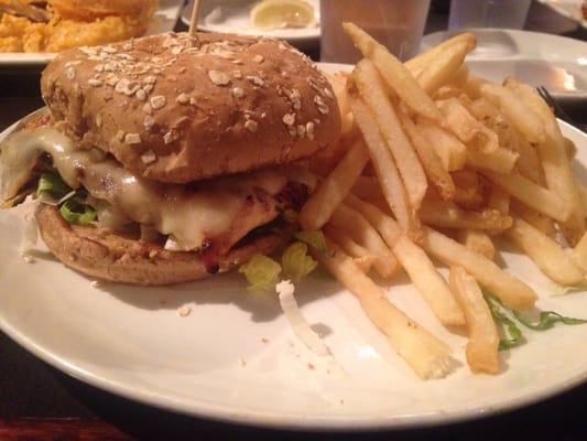 Monterey chicken (no bacon) and fries. ($12.99 May 2015)