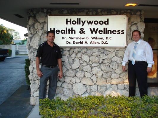 Dr. Matthew and Dr. David at Hollywood Health and Wellness