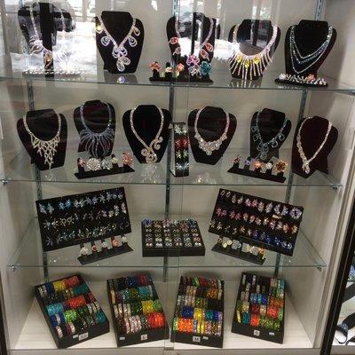 Jewelry for dance competitions and shows