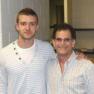 Backstage with Justin Timberlake