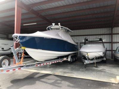 We Have boat storage available and Hurricane Haul Out the packages to ensure your boat is stored safely.