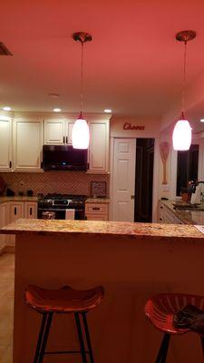 Did a wonderful job installing new lights with dimmer switches. Very professional and prompt.