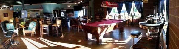 Pool table for patrons