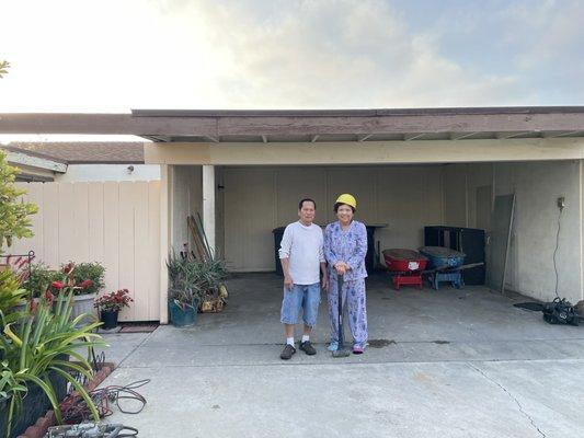 Before garage conversion.