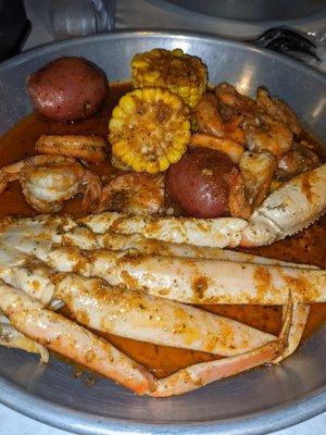 I created my own combo shrimp and crab legs $26 yum