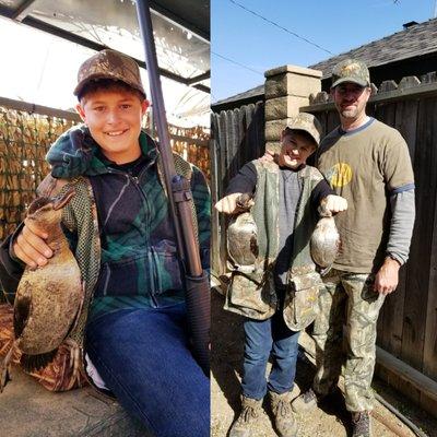 What a great day Seth had harvesting his fist duck during the junior duck hunt.