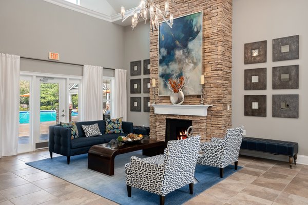 Carrington Place at Shoal Creek indoor fireplace