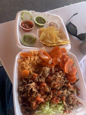 #12 carnitas plate