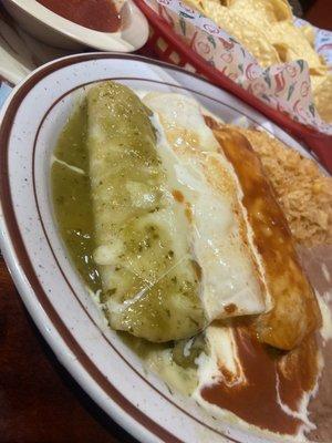 Enchilada bandera / chimichanga !