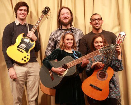 Students and myself at the Winter Recital in Laurel, MD.